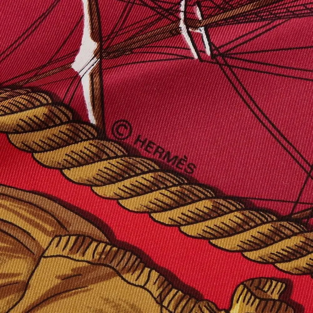 Hermes MARINE ET CAVALERIE Silk Scarf